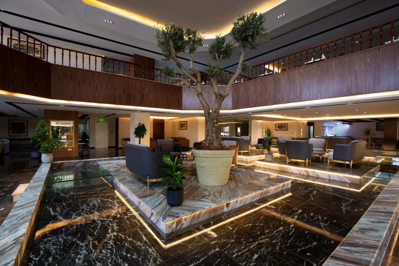 Petra Moon Luxury Hotel ワディ・ムーサ エクステリア 写真 The lobby of the hotel