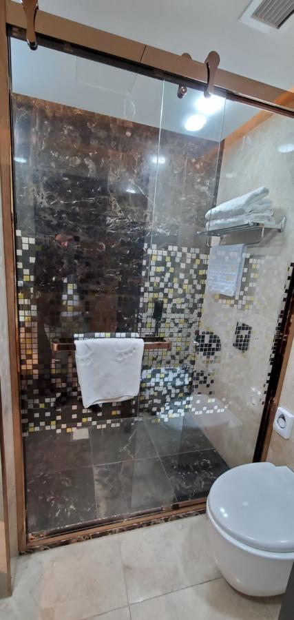Petra Moon Luxury Hotel ワディ・ムーサ エクステリア 写真 A shower door